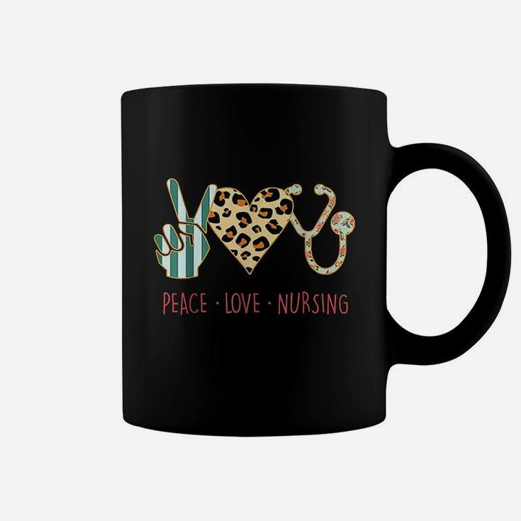 Peace Love Nursing For Rn Lpn Prn Nursing Coffee Mug