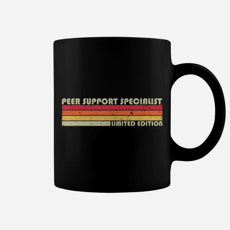 Peer Support Specialist Funny Job Title Birthday Worker Idea Coffee Mug