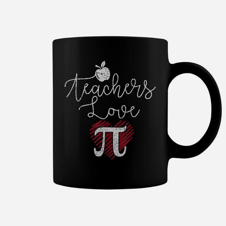 Pi Day Shirt Teachers Love Pi Math Gift Womens Mens Grunge Coffee Mug