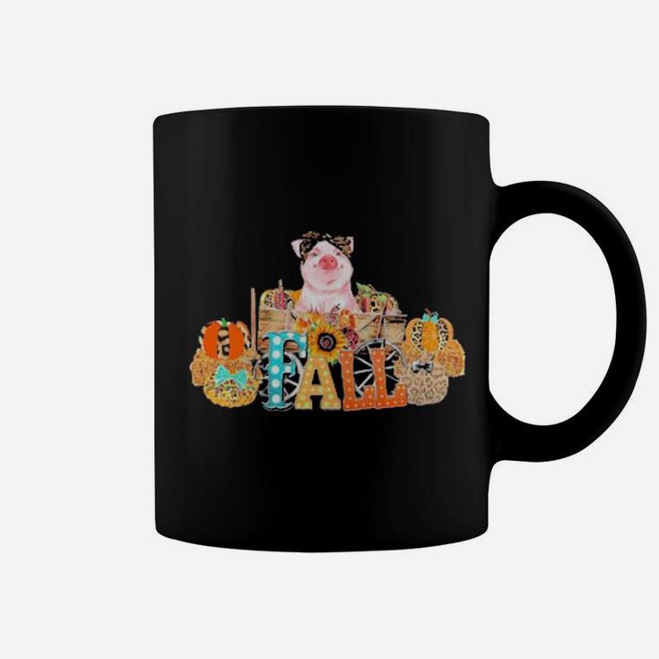 Pig And The Fall Coffee Mug