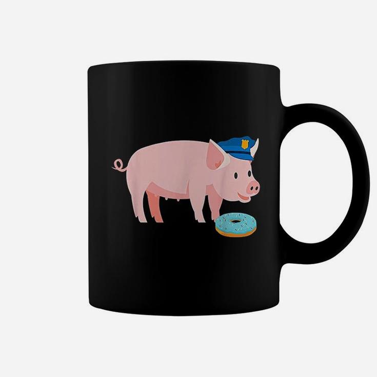 Pig Cop And Donut Coffee Mug