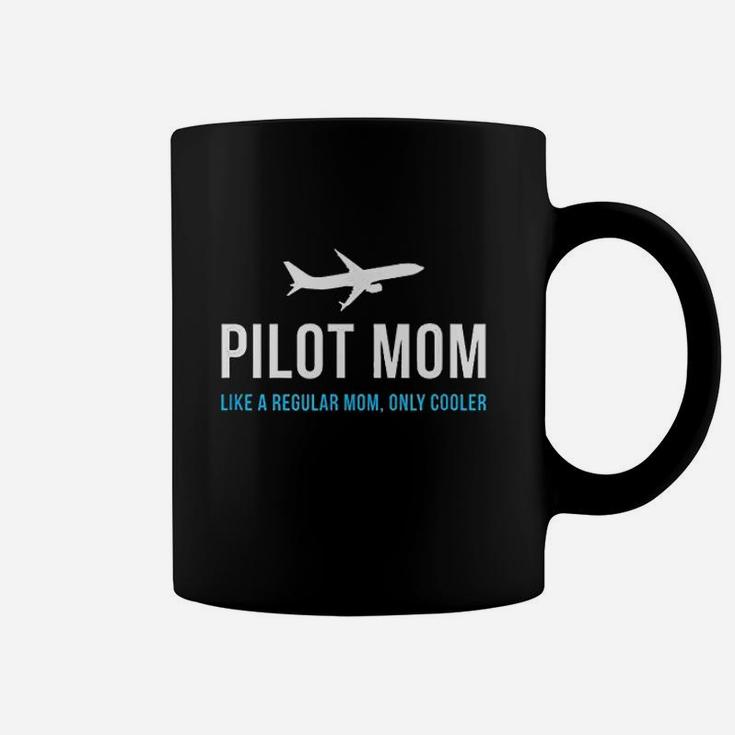 Pilot Mom  Cute Airplane Coffee Mug