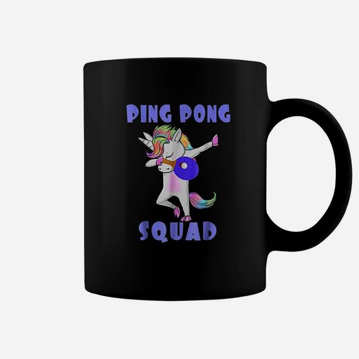 Ping Pong Squad Dabbing Unicorn Funny Table Tennis Coffee Mug