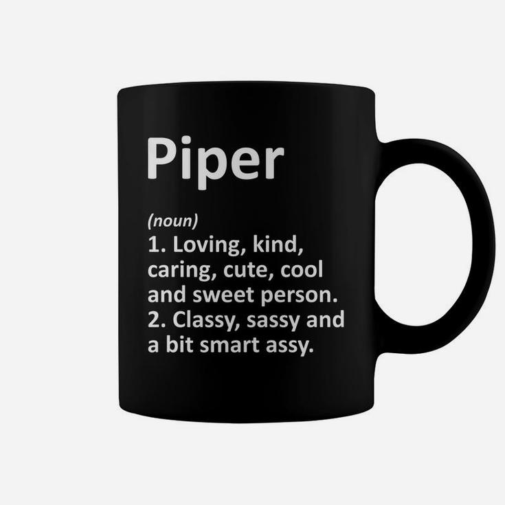 Piper Definition Personalized Name Funny Birthday Gift Idea Coffee Mug