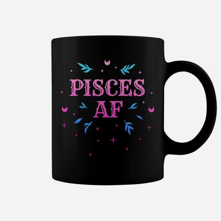 Pisces Af  Pink Pisces Zodiac Sign Horoscope Birthday Gift Coffee Mug