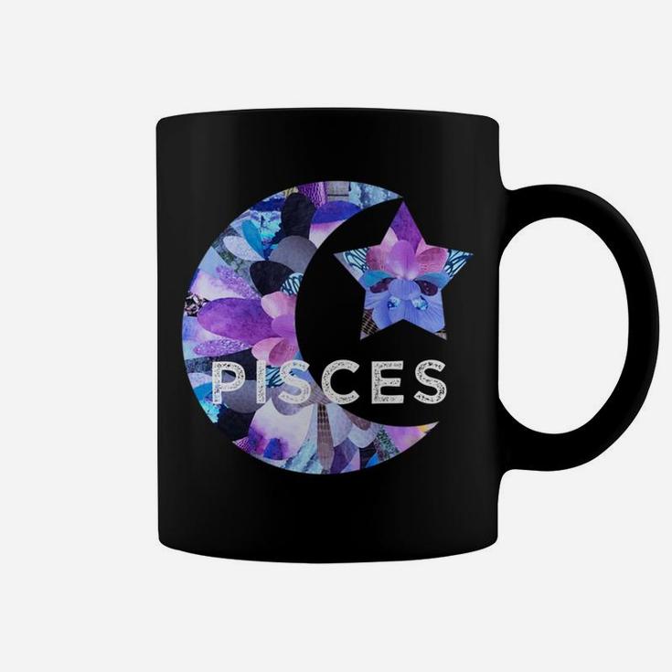 Pisces Gifts Zodiac Birthday Astrology Star Moon Sun Sign Coffee Mug
