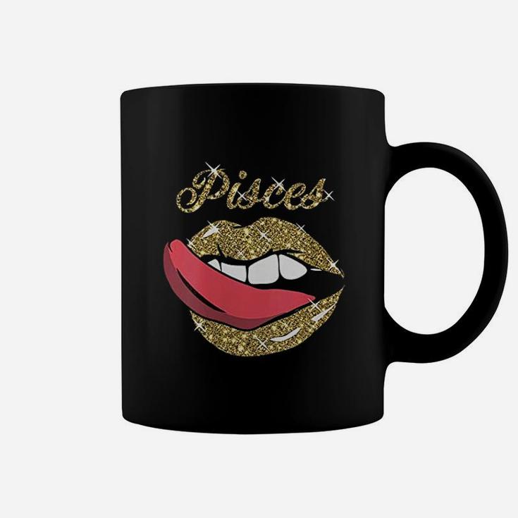 Pisces Lips Tongue Coffee Mug