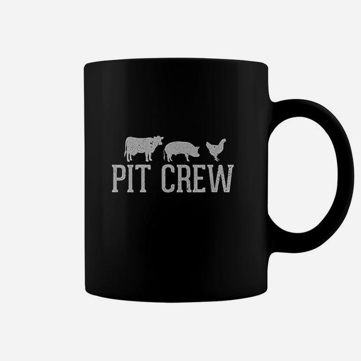 Pit Crew Cow Pig Chicken Coffee Mug