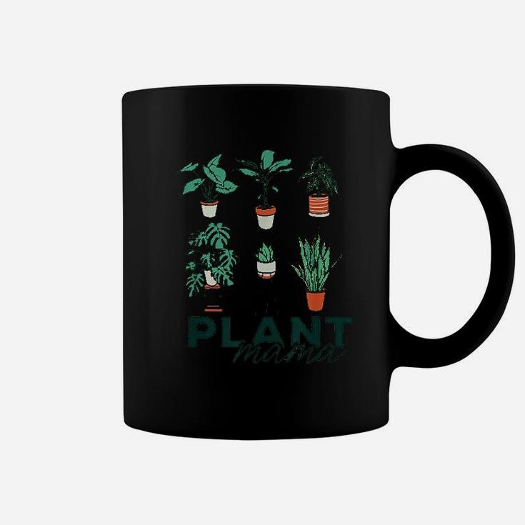 Plant Mama Illustrated Potted House Plants Gardening Coffee Mug