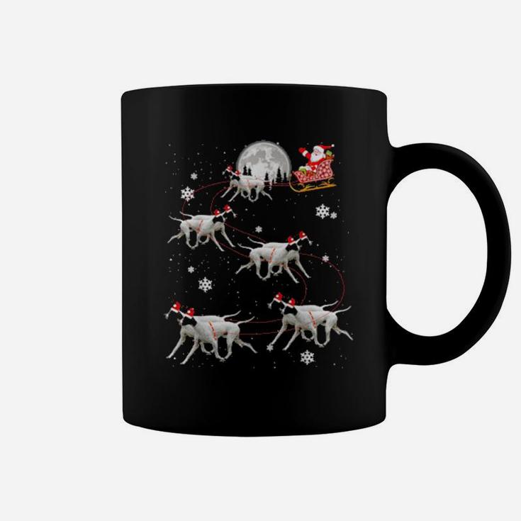 Pointer Reindeer Santa Xmas For Dog Coffee Mug
