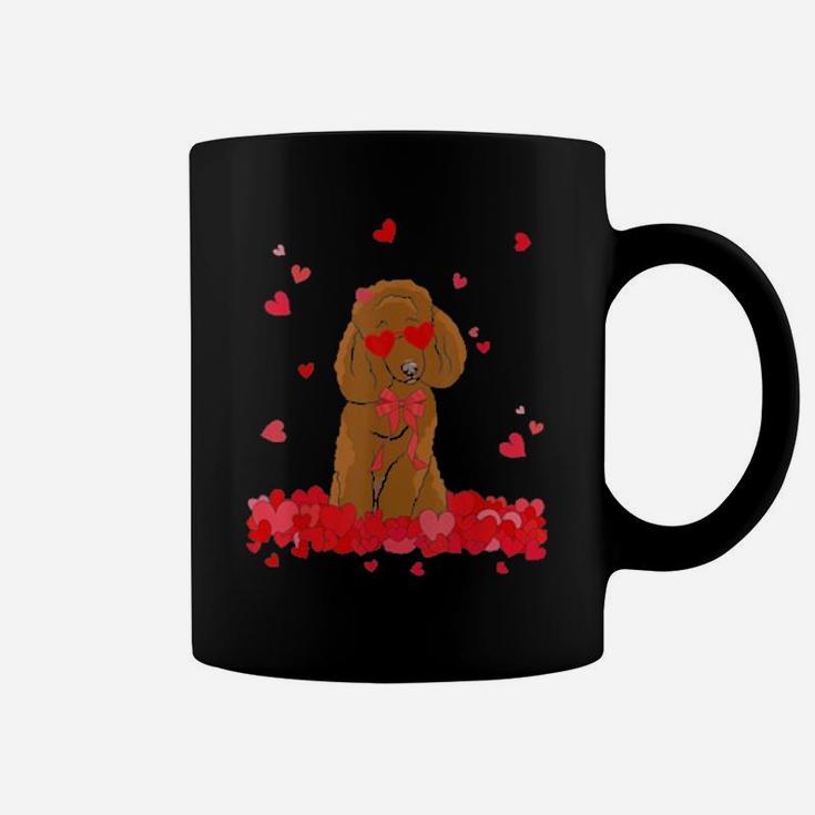 Poodle Valentines Day Coffee Mug