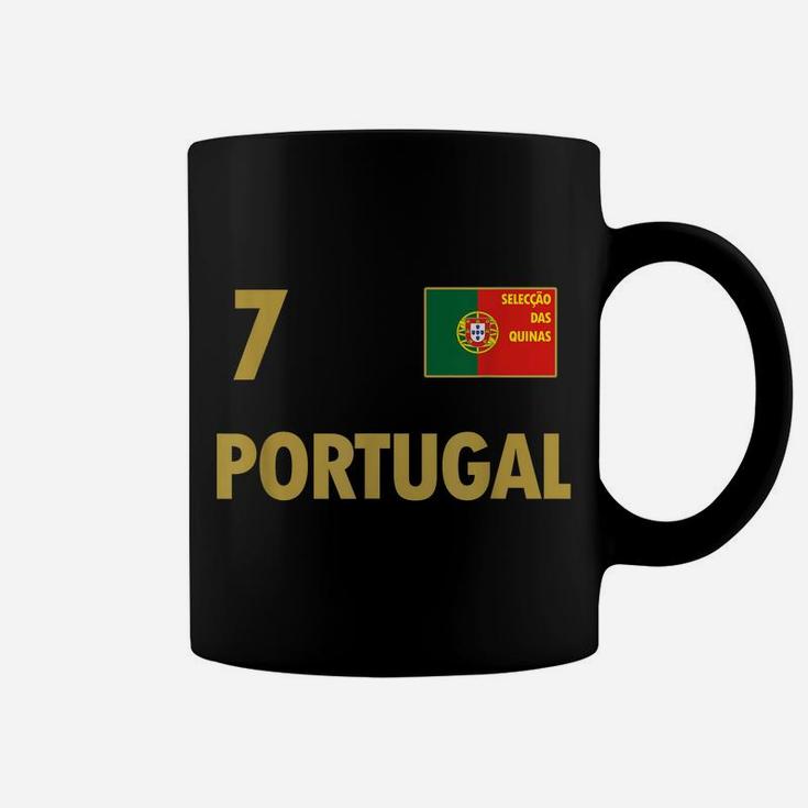 Portugal National Football Team - Jersey Style Nr 7 Soccer Coffee Mug