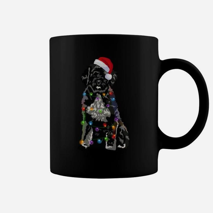 Portuguese Water Dog Christmas Lights Xmas Dog Lover Coffee Mug