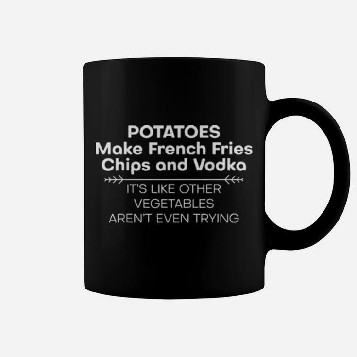 Potato Chips Vodka Enthusiast Foodie Coffee Mug