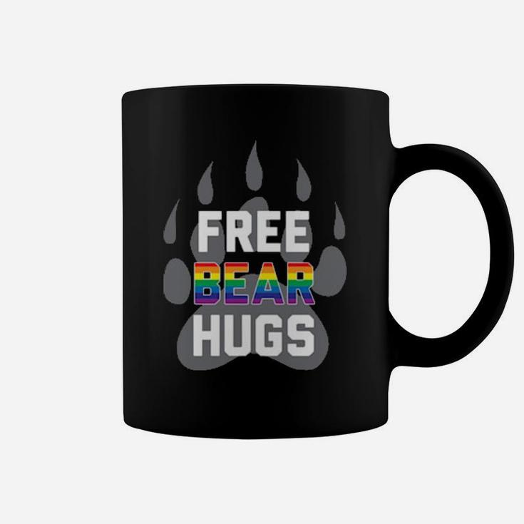 Pride Rainbow Love Free Bear Hugs Lgbt Coffee Mug