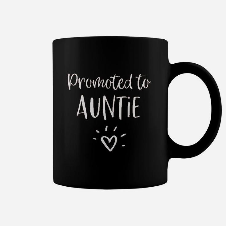 Promoted To Auntie Letter Coffee Mug