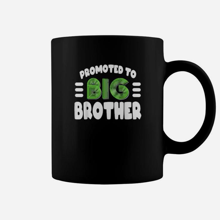 Promoted To Big Brother Gender Reveal For Sibling Coffee Mug