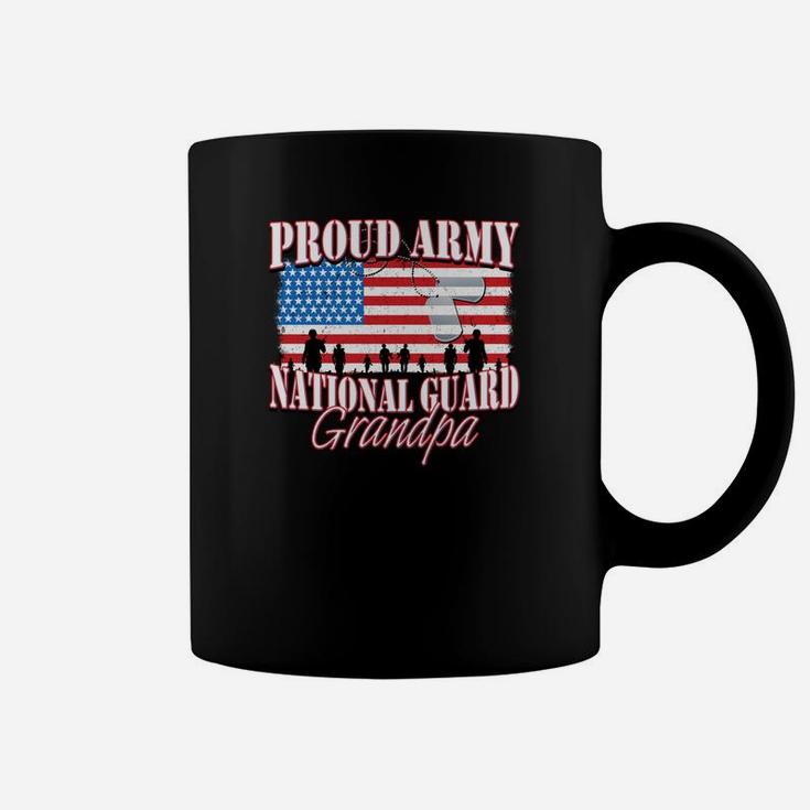 Proud Army National Guard Grandpa Shirt Grandparents Day Coffee Mug