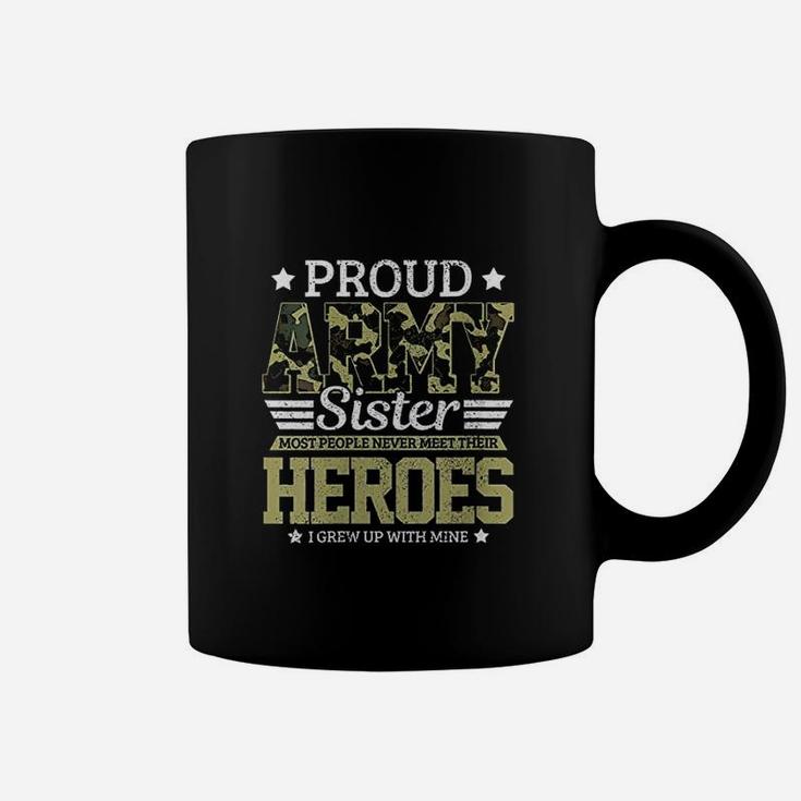 Proud Army Sister Coffee Mug