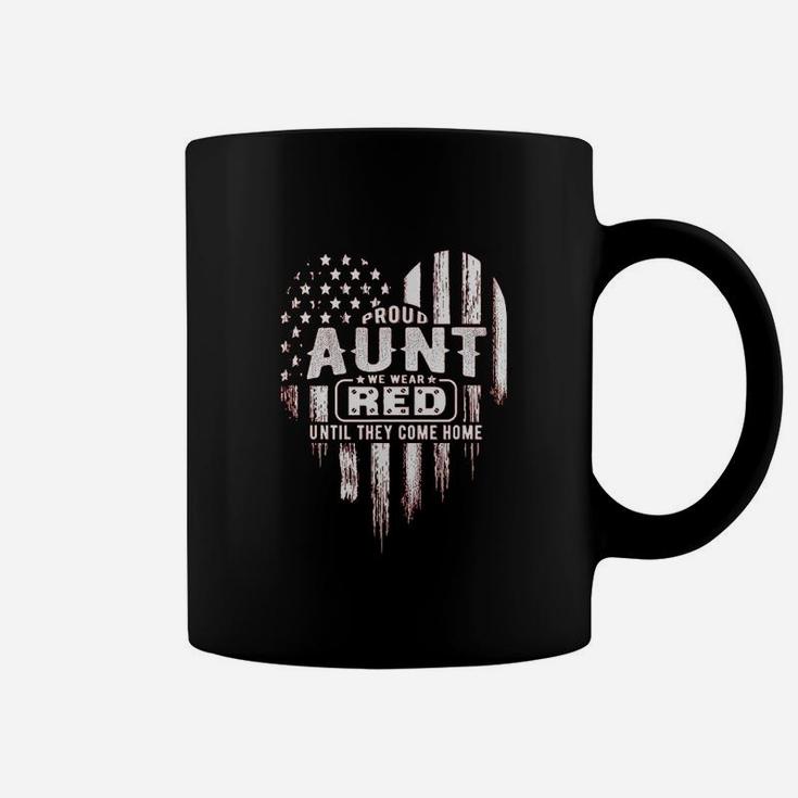 Proud Aunt Red Friday Military Family Coffee Mug
