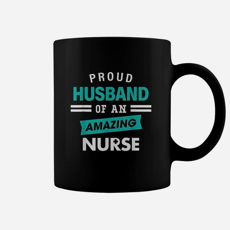 Proud Husband Of An Amazing Nurse Gift Appreciation Nurses Coffee Mug