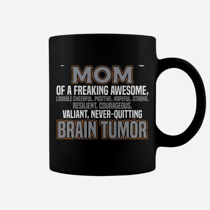 Proud Mom Brain Tumor Awareness Survivor Women Girl Coffee Mug