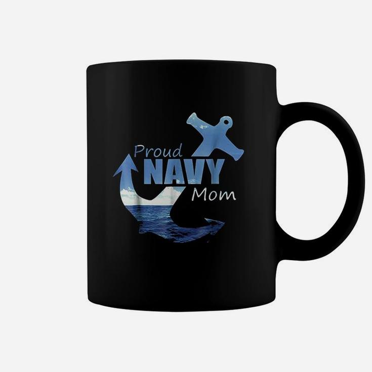 Proud Navy Mom  Best Mother Gift For Coming Home Coffee Mug