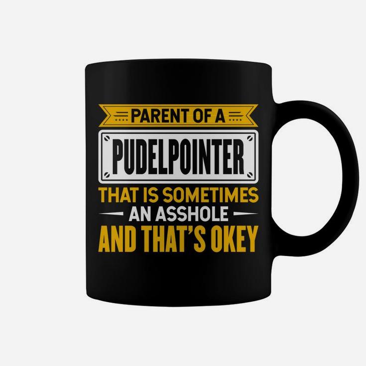 Proud Parent Of A Pudelpointer Funny Dog Owner Mom & Dad Coffee Mug