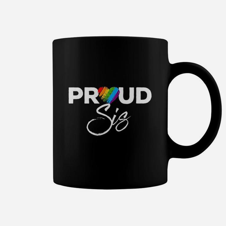 Proud Sis Sister Pride Coffee Mug
