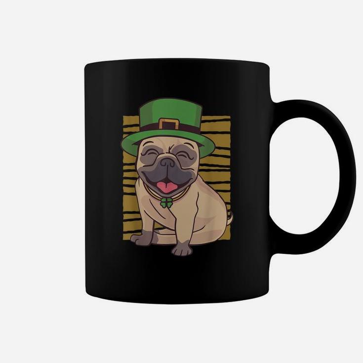 Pug St Patricks Day Irish Green Saint Patrick Lucky St Patty Coffee Mug
