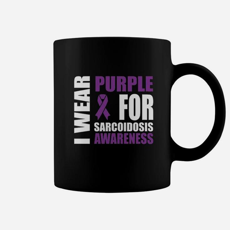 Purple Ribbon Support Coffee Mug