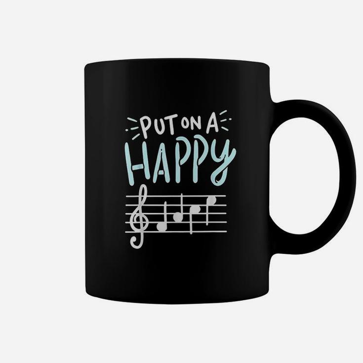 Put On A Happy Face Music  Funny Music Teacher Coffee Mug