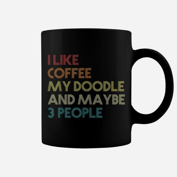 Pyredoodle Dog Owner Coffee Lovers Quote Gift Vintage Retro Coffee Mug