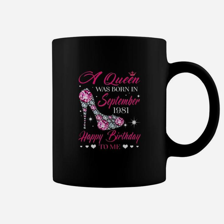 Queens Are Born In September 1981 Coffee Mug