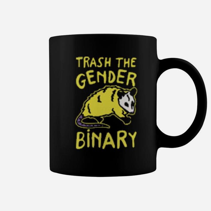 Raccoon Trash The Gender Binary Coffee Mug