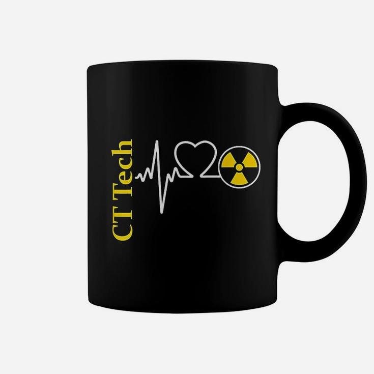 Radiology Ct Tech Nuclear Radiation Heartbeat Coffee Mug