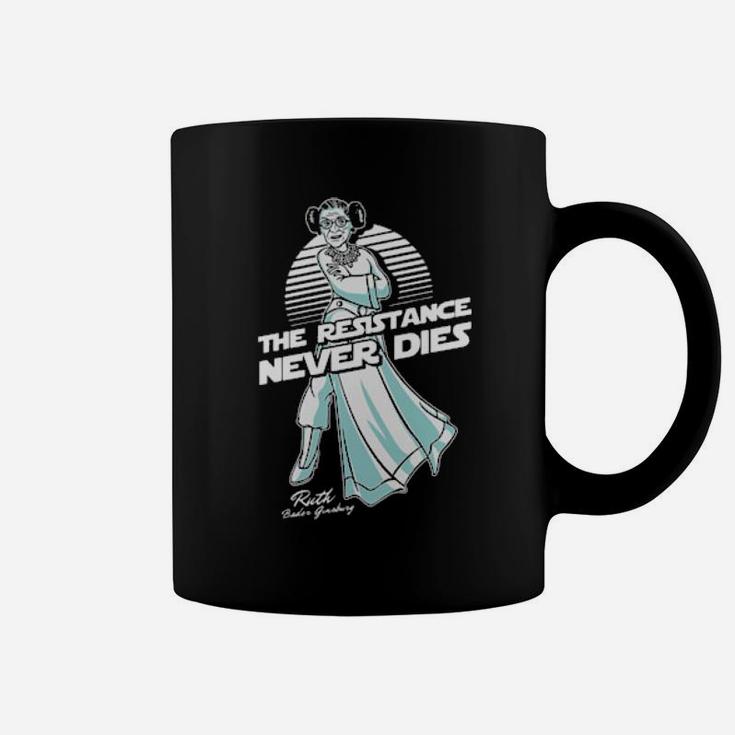 Rbg The Resistance Never Dies Coffee Mug