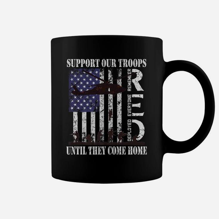 Red Friday Military Remember Everyone Deployed Us Flag Army Coffee Mug