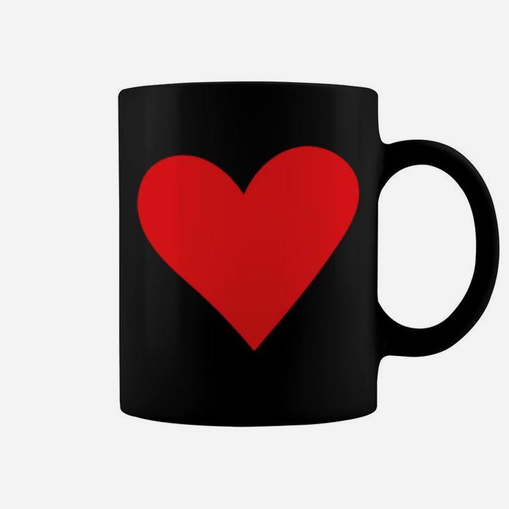 Red Heart Love Girlfriend Funny Vintage I Love My Girlfriend Coffee Mug