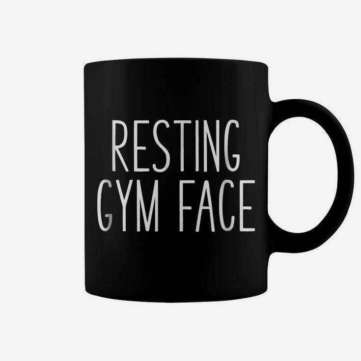 Resting Gym Face - Gym Workout - T-Shirt Coffee Mug