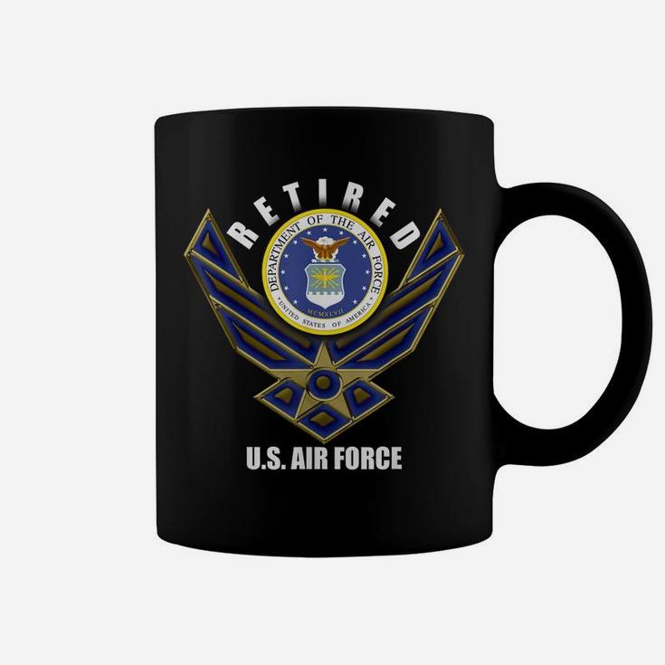 Retired Us Air Force Veteran Retirement Gift Tee Coffee Mug