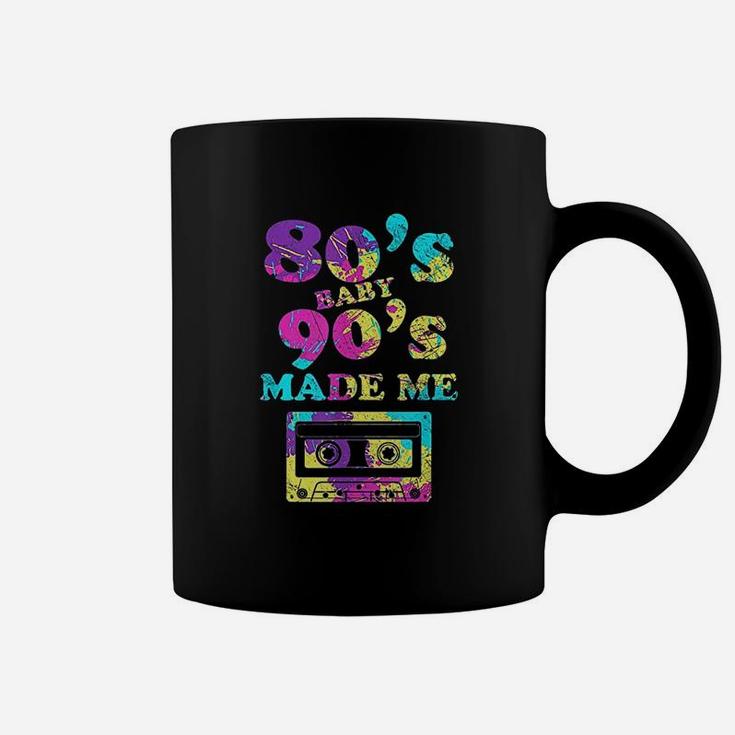 Retro 80S Baby 90S Made Me Vintage Cassette Coffee Mug