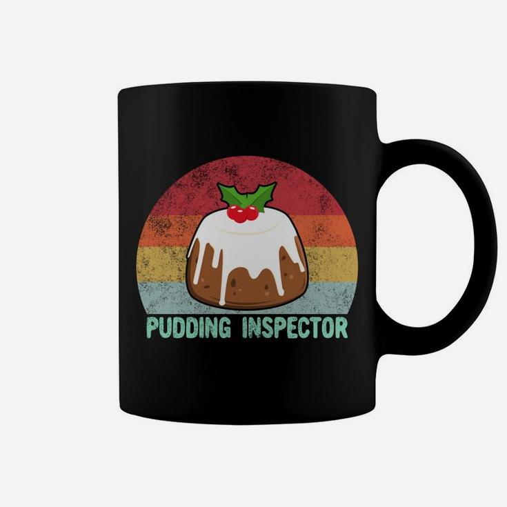 Retro Christmas Figgy Pudding Inspector Sweatshirt Coffee Mug