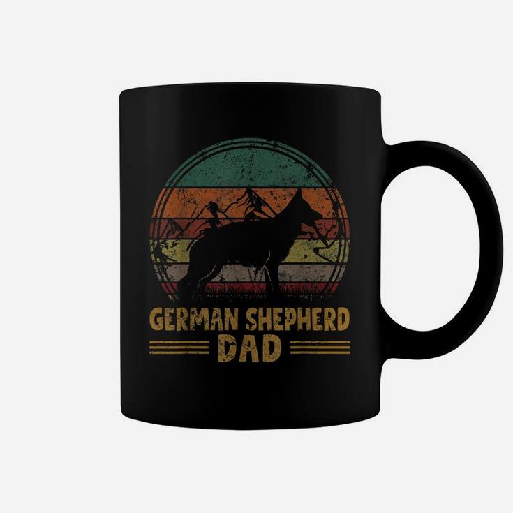 Retro Dog Dad Fathers Day Best German Shepherd Dad Ever Coffee Mug