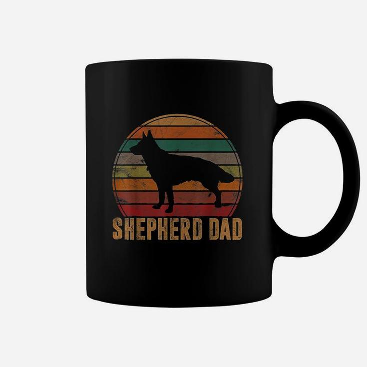 Retro German Shepherd  Dad Gift Dog Owner Pet Shepard Father Coffee Mug