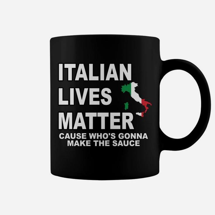 Retro Italian Lives Matter Shirt Retro Italy Flag Pride Coffee Mug