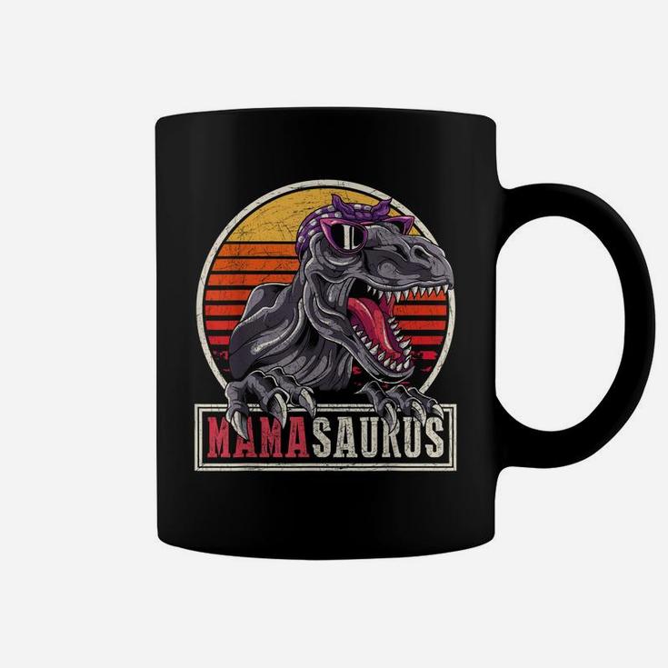 Retro Mamasaurus T Rex Dinosaur Funny Mama Saurus Mother Coffee Mug