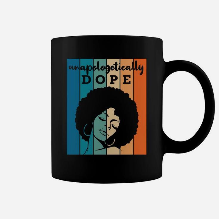 Retro Pride Afro African American Words Christmas Bday Gift Coffee Mug