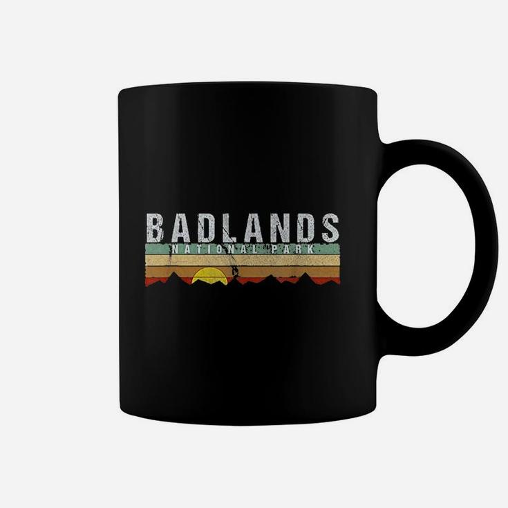 Retro Vintage Badlands National Park Coffee Mug