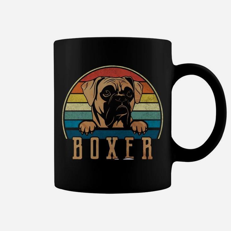 Retro Vintage Boxer Dad Boxed Dog Daddy Coffee Mug